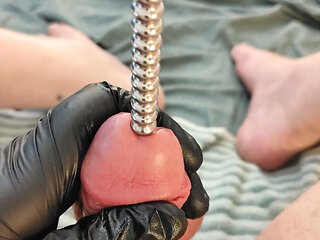 Drilling steel in my peehole