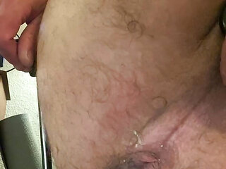 My cum squirting fuckhole