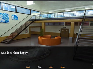 Stop, stop, The perverted teacher stalks us in silence.