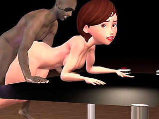 Helen Doggy in the Office Desk