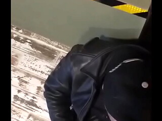 Military Man Pissing on Young Policeman in His Bunker