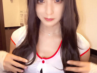 A video of a nurse cosplayer quietly masturbating.