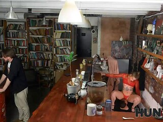 Alice Deliora Deepthroats Big Cock in Street Bar 69