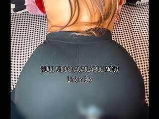 REAL COUPLE HAS DRY HUMPING WITH CUMSHOT ON LEGGINGS