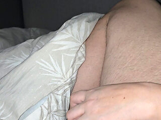 Long and sensual handjob on a rainy day by a perfect step mom