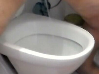 Jen Is Peeing Alot in the Toilet