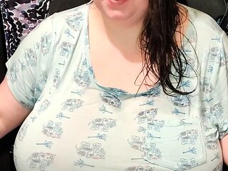 Beautiful brunette with big boobs jerk off instrucions