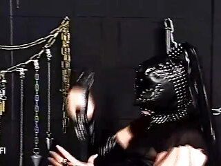 German slavemistress dominates a young babe