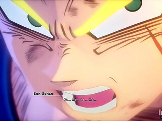 Gohan del futuro vence a los androides