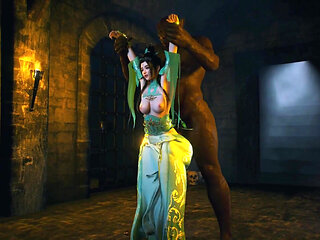 Beauty the Goddess Model From Cyberspace - 3D Animation