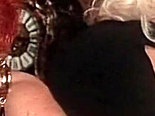 Vintage Threesome: 2 Hairy Babes, a Black Cock, and a Rubber Cock