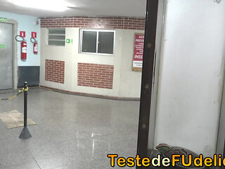 Alone at home, he couldn't resist the hot neighbor