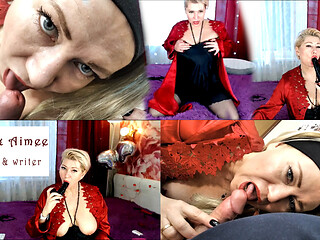 A mature whore, a webcam model, sucks her husband's dick after private sessions with strangers.!. (20)