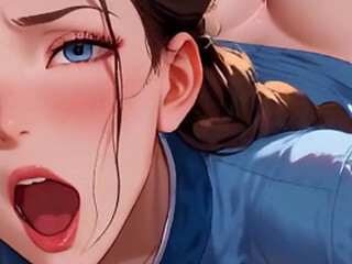 Anime Ai: the Cleaning Girl Sees My Cock and Can't Resist It.