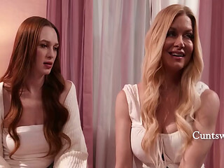 Stressed Stepmom Fucks step Daughter Before College