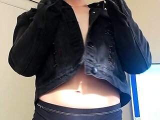 Gay twink solo for this huge cock jacking off