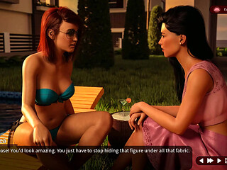 Whispers of Desire: Couples on Barbecue Party by the Pool - Episode 6