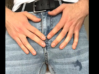 Homoerotic Body Tour - Socks, Jeans, Bulge, Precum Stains & More