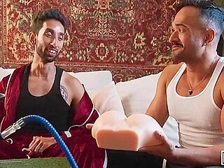 Ram Sivan In Men Fucks The Bottom Raj In Spoon, Then Pulls Out To Shoot A Load On His Face