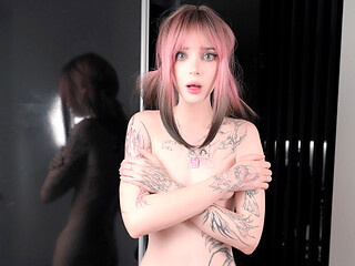 Stepsister Catches Me Fucking a Sex Doll to Her Nudes Then Gives Footjob and Lets Me Cum on Her