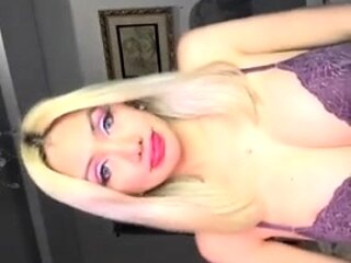 Blonde babe scarlet solo webcam