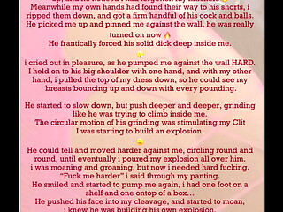 A naughty story about me being a slut!