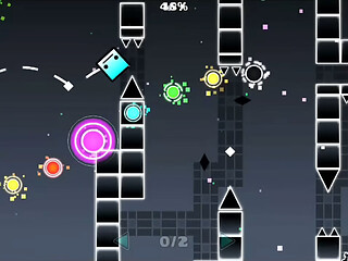 Geometry dash orbit layout
