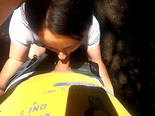Omg! Blowjob Break While Hiking!