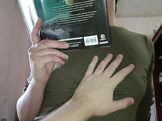 While My Stepsister Was Engrossed in Reading, I Took Advantage and Fucked Her