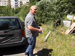 The sleazy car salesman, fucked for discount!