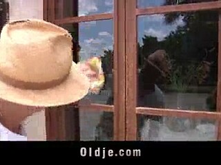 Oldman fucks a nasty tricksy teen
