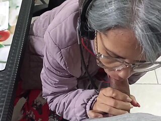 Do you like it when I fellate your man meat while I work?