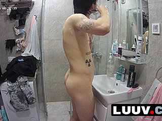 LUUV. Lucien masturbates in the shower because his girlfriend refused to have sex with him