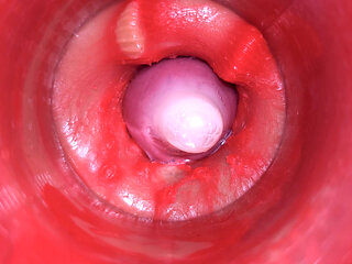 CAMERA INSIDE PUSSY: POWERFULL CUM IN PUSSY! BEST Internal ASMR in 4K