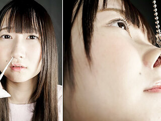 Misaki Yumeno's Sensual Nose Performance