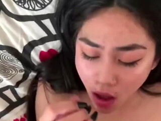 My Neighbor asked to Teach Her How to Fuck and begged me to Cum on Her
