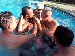 I called the party males for a gangbang along with my husband