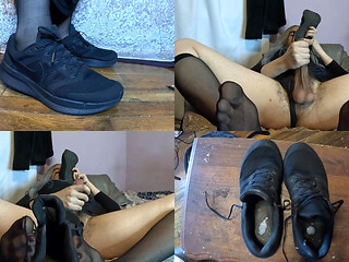 Cumming on My Sneakers