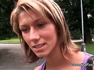 Amateur GF sucks cock and shows big tits