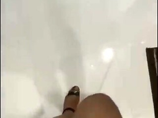 Stepmother Walk Nude in the House with Their Heels