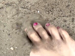 Dirty Feet in the Garden