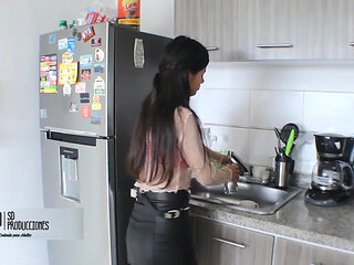 Stepfather Fucks My Pussy After Discovering That I Run Away From Home When He Works