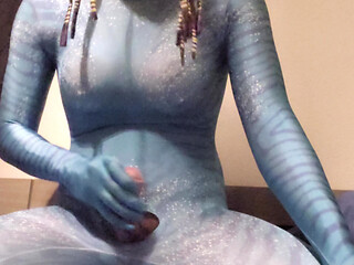 Amy cum in Avatar Cosplay