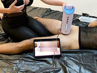 Big Tits Girlfriend Uses Blow Machine On Boyfriend For Intense Orgasm - Amateur Homemade BDSM