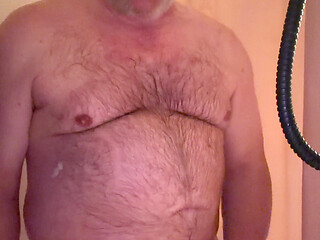 Stroking in the shower