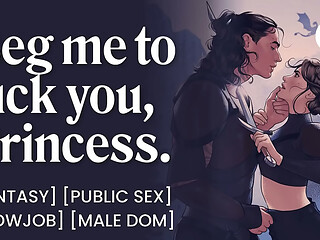 ASMR Audio Porn: Male Dom Dragon Rider Fucks You in the Training Arena &ndash_ Public Sex, Blowjob &amp_ From Behind &ndash_ Erotic Audio Story for Women
