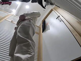 Slutty French Teacher Public Dressing Room Helps Me Cum Voyeur Store Milan - Misscreamy