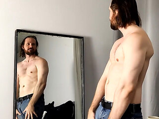 Friend Turns Into Sexy Adonis Body  Covetous Bi-transformation