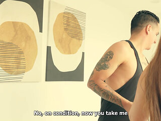 My stepbrother looks at me in the bathroom and starts masturbating while no one is home