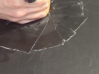 Close up Teasing Cock Massage with Vibrator - Massive Cum